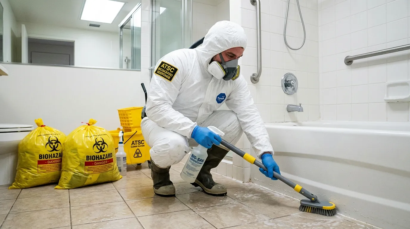 Decontamination equipment deployed for Blood Cleanup in West Roxbury